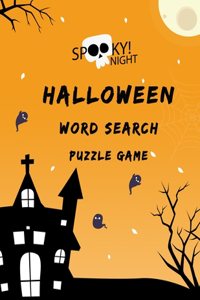 Spooky Halloween Word Search Puzzle Game
