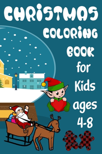 Christmas Coloring Book for Kids ages 4-8