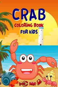Crab Coloring Book For Kids