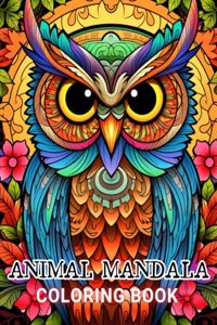 Animal Mandala Coloring Book for Adults