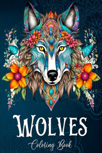 Wolves Coloring Book