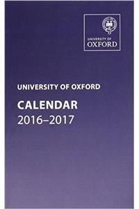 University of Oxford Calendar 2016-2017