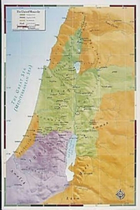 Abingdon Bible Lands Charthead Map