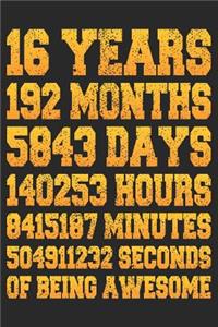 16 Years Of Being Awesome