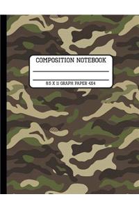 Composition Notebook Graph Paper 4x4