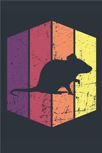 Vintage Mouse Journal - Gift for Mouse Lovers - Retro Mouse Notebook - Mouse Diary for Boys and Girls