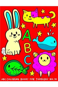 ABC Coloring Books for Toddlers No.70