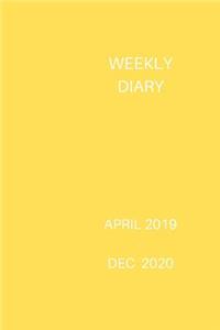 Weekly Diary 2019-2020