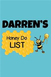 Darren's Honey Do List