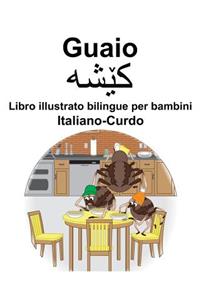 Italiano-Curdo Guaio/کێشە Libro illustrato bilingue per bambini