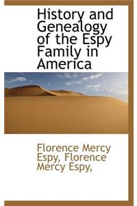 History and Genealogy of the Espy Family in America