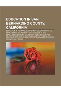 Education in San Bernardino County, California