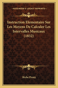 Instruction Elementaire Sur Les Moyens De Calculer Les Intervalles Musicaux (1832)