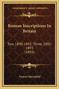 Roman Inscriptions In Britain