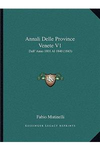 Annali Delle Province Venete V1