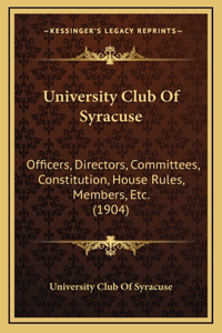 University Club Of Syracuse