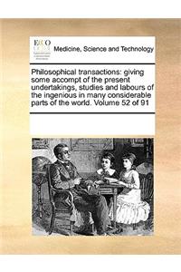 Philosophical transactions