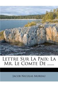 Lettre Sur La Paix