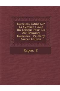 Exercices Latins Sur La Syntaxe