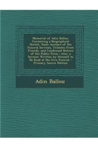 Memorial of Adin Ballou