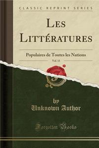Les Littératures, Vol. 13