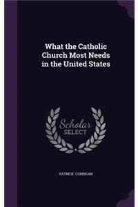 What the Catholic Church Most Needs in the United States