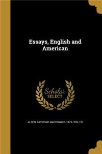 Essays, English and American