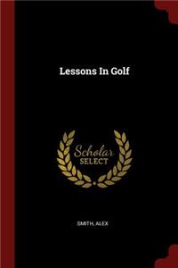 Lessons in Golf