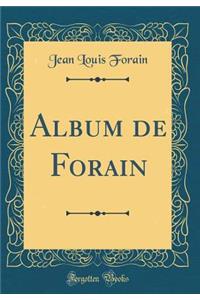 Album de Forain (Classic Reprint)