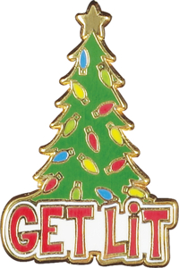 Get Lit Hard Enamel Pin (Cloisonne Pin)