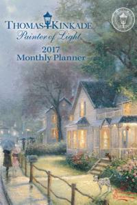 Thomas Kinkade Painter of Light 2017 Monthly Pocket Planner Calendar