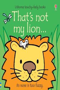 That's not my lion...