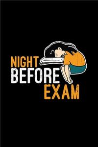 Night before exam