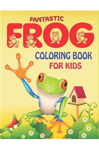 Fantastic Frog Coloring Book for Kids