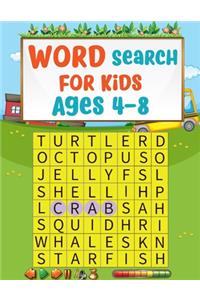 Word Search For Kids Ages 4-8