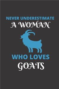 Never underestimate a woman who loves goats