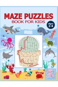 Maze Puzzles Book for Kids Ages 2-4