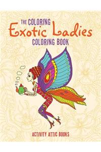 Coloring Exotic Ladies Coloring Book