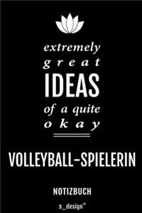 Notizbuch für Volleyball-Spieler / Volleyball-Spielerin: Originelle Geschenk-Idee [120 Seiten liniertes blanko Papier]