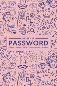 Internet Password Logbook - Journal - Libreta - Cahier - Taccuino - Notizbuch