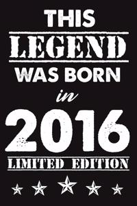 This Legend Was Born In 2016
