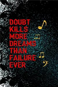 Doubt Kills More Dreams Than Failure Ever