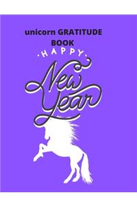 gratitude book gift unicorn