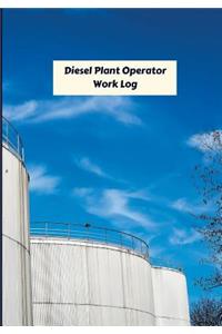 Diesel Plant Operator Work Log