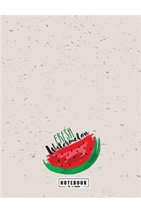 Fresh watermelon notebook