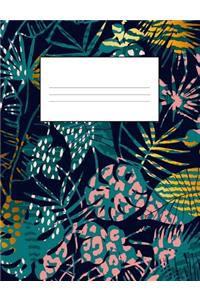 Tropical Hawaiian Leaves School Supplies