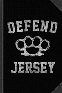 Defend Jersey Vintage Journal Notebook