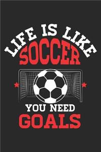 Life Is Like Soccer You Need Goals
