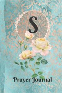 Letter S Personalized Monogram Praise and Worship Prayer Journal