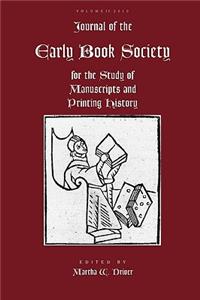 Journal of the Early Book Society Vol 13